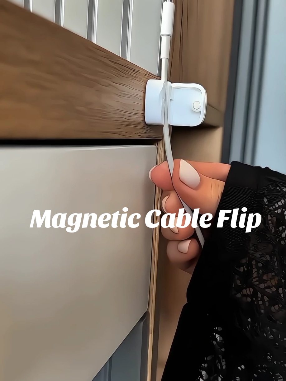 Magnetic Cable Flip ✨  This video is being shared for promotional purposes or to help others✨ #tiktokmademebyit #tiktokfinds #fyp #foryou #viral #TikTokShop #homegadgets #tiktokgoodthings #tiktokfinds #tiktokmusthave #tiktokfavorites  #tiktokfinds2025 #viralproducts #gadgets #bkhomegoods #asmr #asmrfinds #magnetic #magneticcableflip #homedecor #homefinds #organization #organizationhacks 