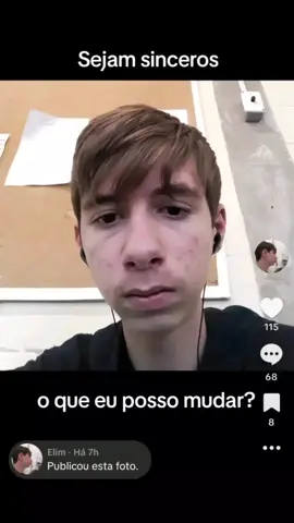 disseram que eu devia me m4t*r por ser feio demais