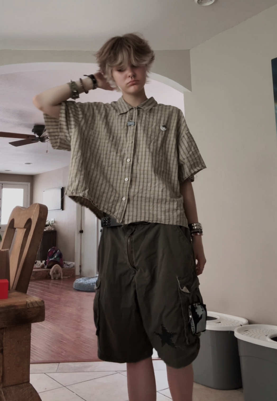 summer fit ?! going swimming 🐟 #Summer #fyp #foryou #trans #fitcheck #midwestemo #jaspercore #alternative 