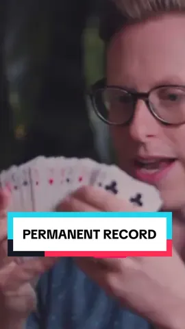 Here’s a trick I invented called Permanent Record. I love performing my original tricks on the road! Come on out to a show! #magician #magictricks