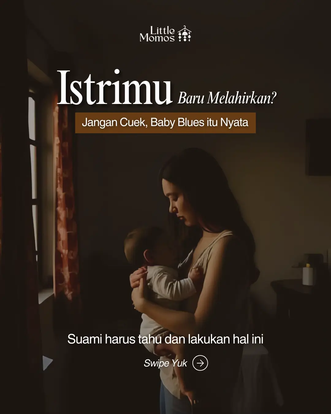 Baby blues bukan lebay. Bukan cari perhatian ya. 🚫 . Tapi kondisi nyata yang bisa dialami hampir semua ibu baru. 😅 . Dia butuh dipeluk, bukan diprotes. Didengarkan, bukan disalahkan. . Suami… Kehadiranmu, perhatian kecilmu, bisa jadi penolong terbesarnya. 🙏 . Yuk, jadi support system terbaik untuk ibu dari anakmu. 🤍 . #BabyBluesAwareness #PeranAyah #SupportIbu #MentalHealthIbu #PascaMelahirkan #ibujugamanusia 