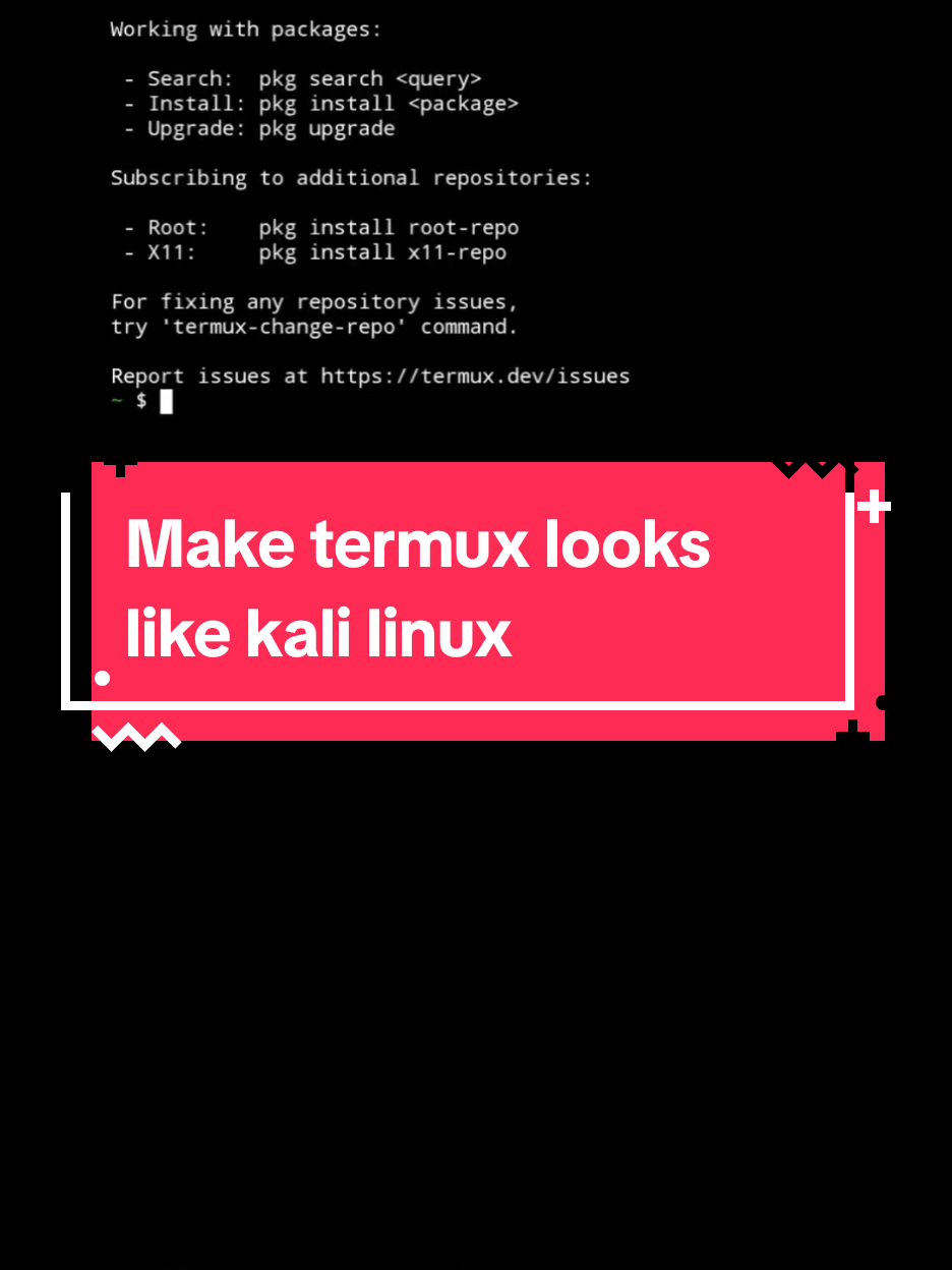 How to make termux desktop looks like kali linux #kalilinux #linux #debian #android #termux 