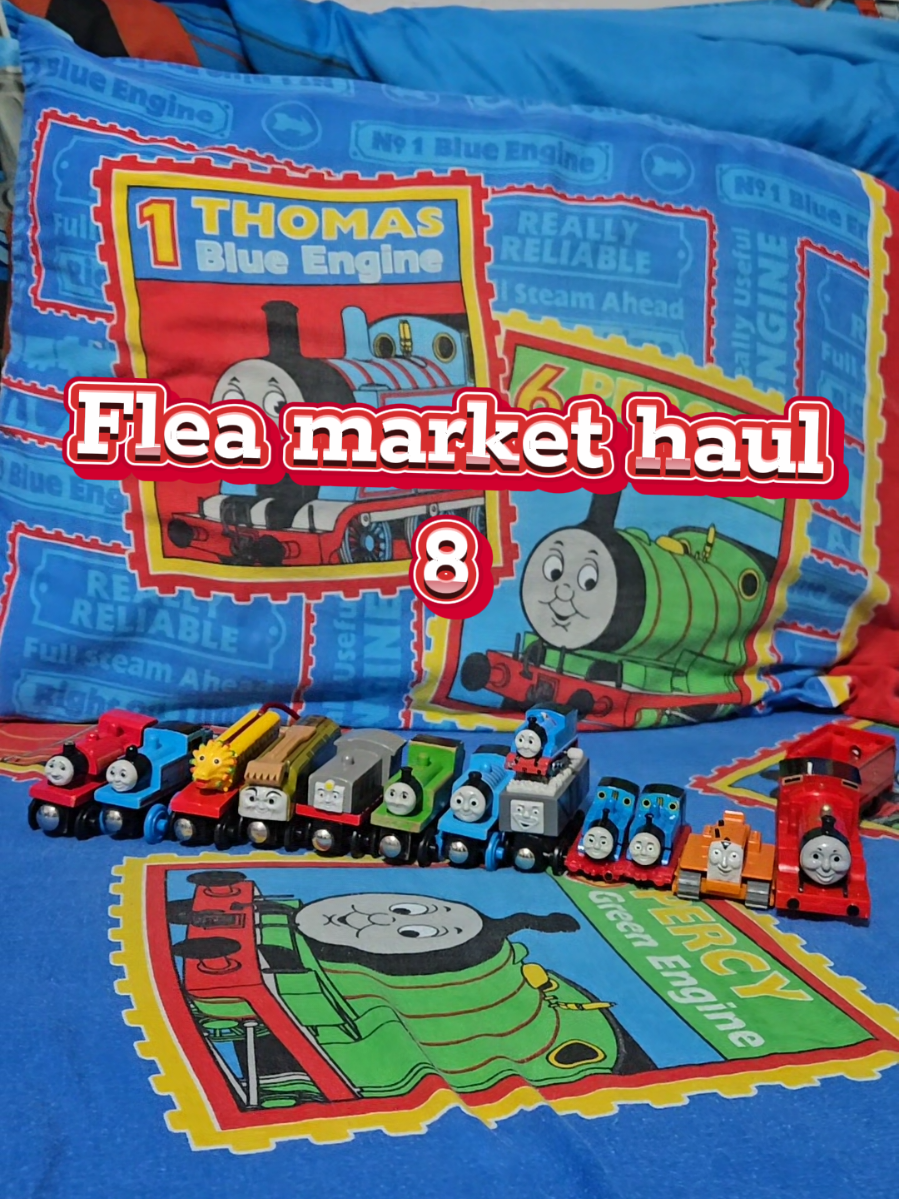 decent amount of old items #thomasandfriends #thomasthetankengine #trains #fleamarket #finds #fyp 