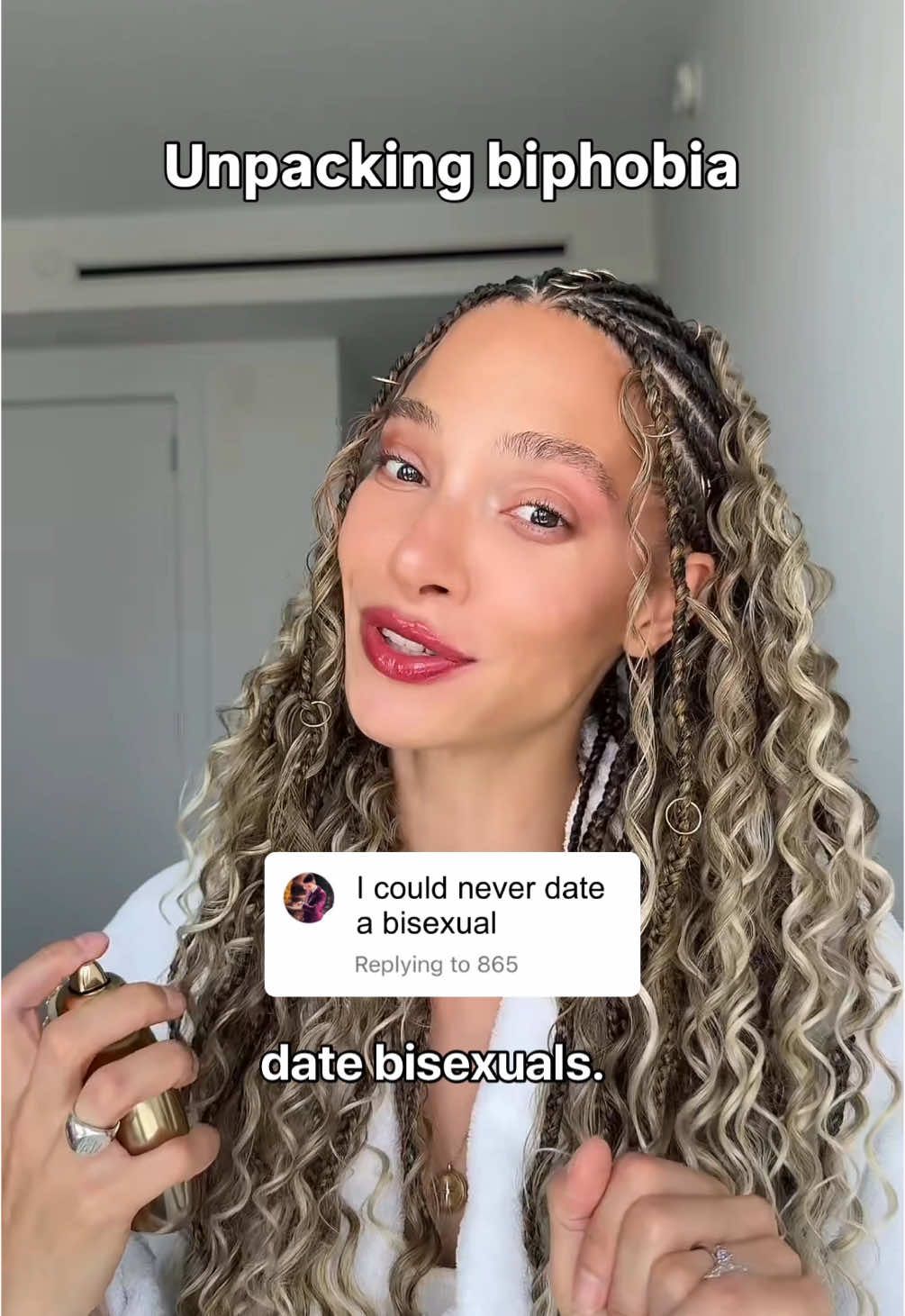 @Madi Webb and I get a lot of comments like “I would NEVER date a bisexual” but never say never. I validate it’s understandable you might not feel emotionally or romantically connected to SOME bisexuals. Some of us are very queer cultured, and some of us are dying to learn and don’t know where to start. Keep an open mind! We belong here too 🫶🏽🩷💜💙 and for my straight cultured bi’s, you’re not alone, YOURE A VALID PART OF THE COMMUNITY, and there’s a beautiful culture worth exploring! Happy Pride! 🫶🏽🩷💜💙🌈 #bi #bisexual #bitok #wlw #lgbtq #fyp 