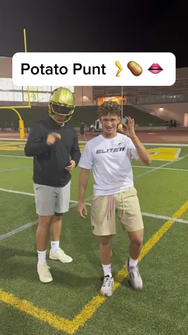 The Potato Punt 🦵🥔👄🏈😂 #sports #football #trickshot #funny #kick #punt #catch @JakeAjemian30 @kanye @Jacob Giacobbi @CrowdSpecs @CASH PETERMAN 