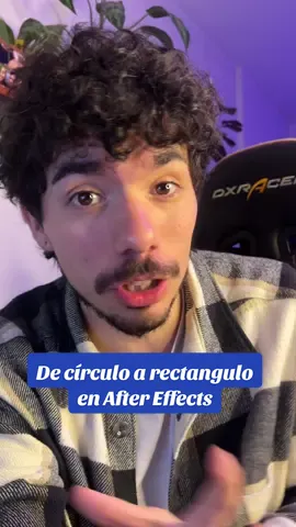Animando solamente 2 propiedades podes convertir un circulo en un rectangulo en After Effects y que te quede full full facheroo #aftereffects #motiongraphics #videoeditor 