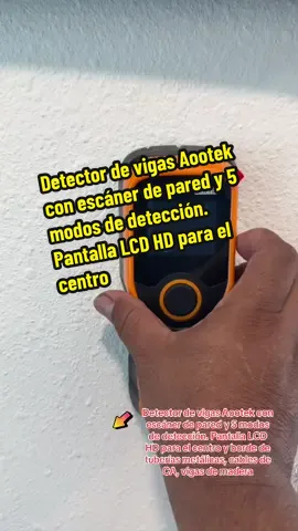 #Ellocofrank #TikTokShop #Detector  #vigas #Aootek #escáner #pared  #5modos #PantallaLCD #HD #centro #borde #tuberías #metálicas #cables #madera #varillas #refuerzo #Herramientas  #medición  #decoración  #hogar #AootekHome 