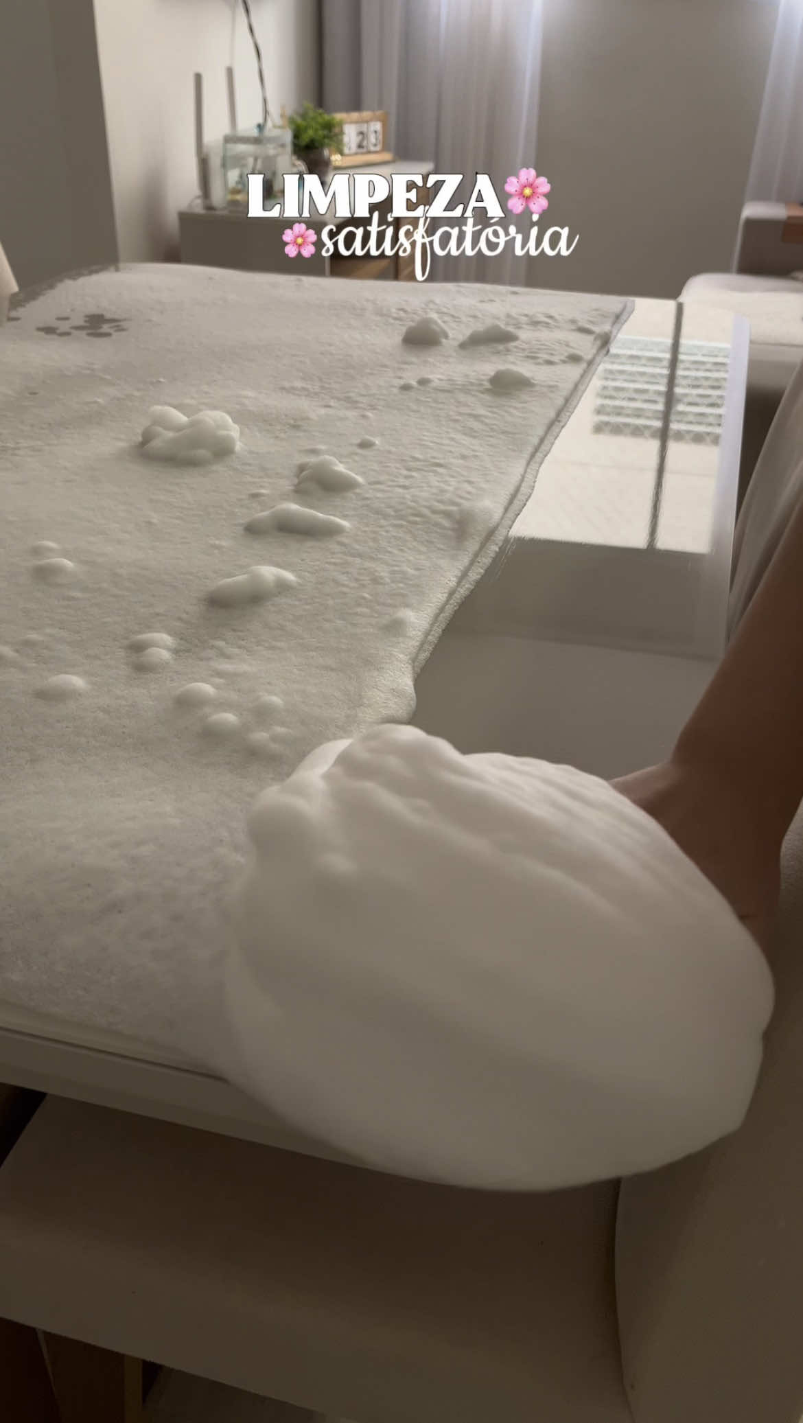 Limpeza satisfatória de casa 