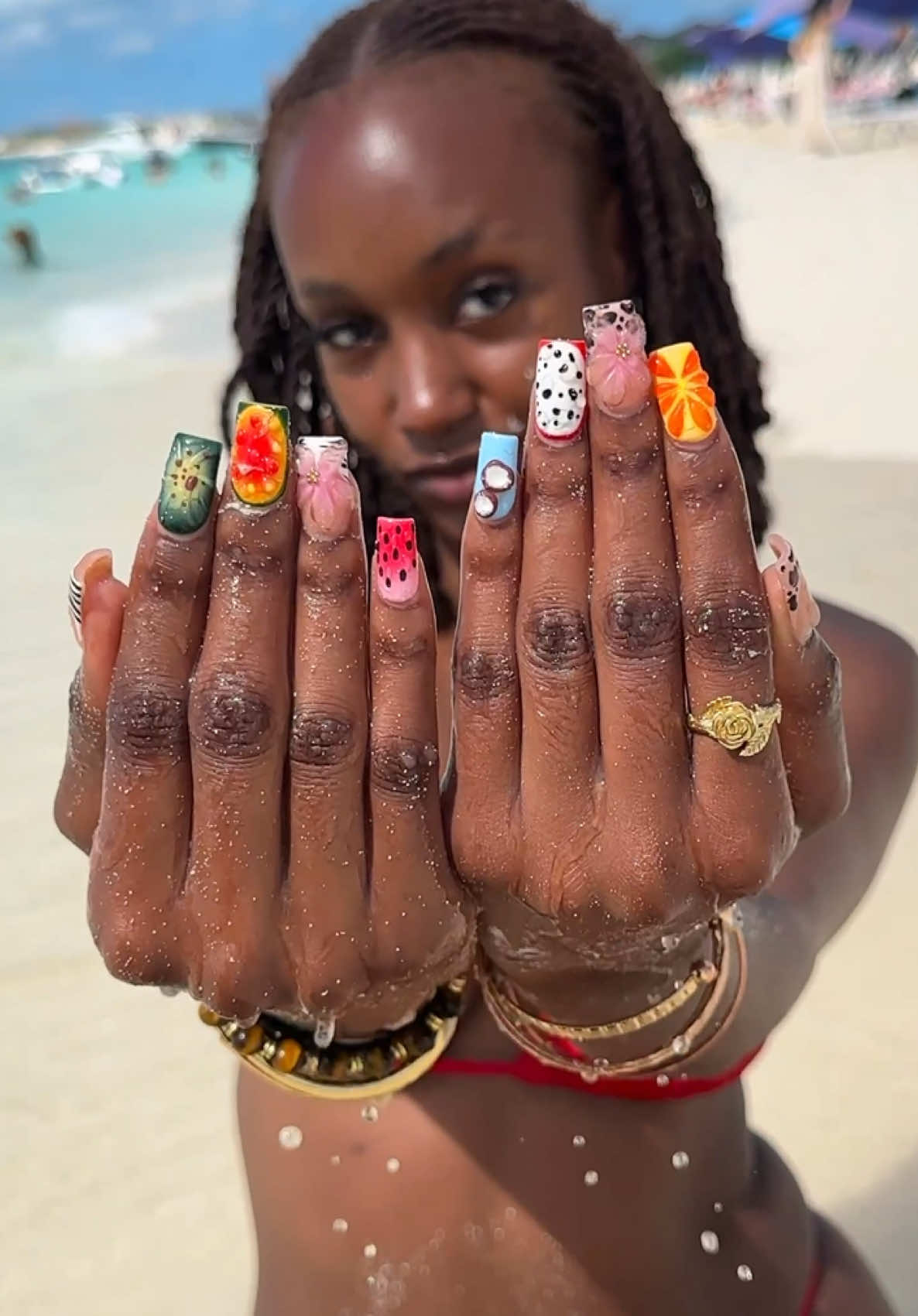 i didn’t know how you liked them so i did a little of eveything💅🏾🎨 @kwn 