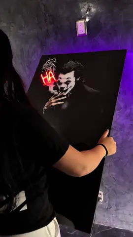 Cuadro Joker 🃏💸🌂100x60cm#resinart #exclusive #viralvideos 