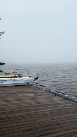 Nothing beats the feeling of being on the lake in the fog man  #pennsylvania #nature #christisking #eaglesmere #lake 
