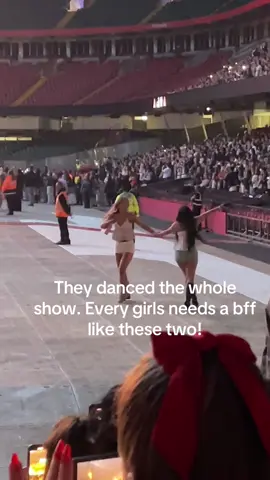 Just two girls living their best lives! They danced the whole pre-show and the concert. Everyone needs a friend like this! #lanadelreycardiff #bff #lanadelray 