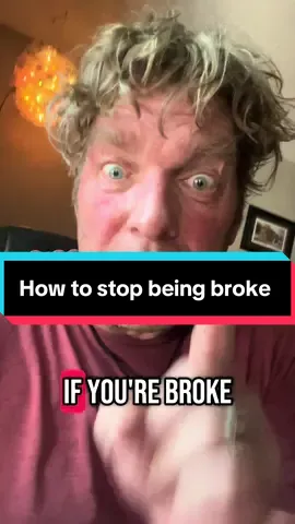 Stop being broke. Find free stuff and flip it. Beyond that,there’s tons of other ways to make cash.I went from homeless to $1m in revenue -in 11months..my profile has exact ways I did it .Anyone can make money online. 