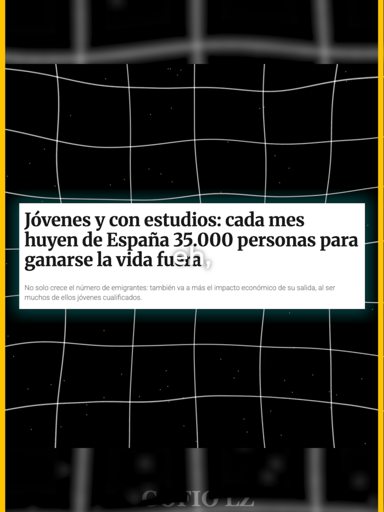 ¿Por qué los jóvenes con carrera se van de España? 👉 YouTube: GofioLZ #podcast #españa #politica #corrupcion #jovenes
