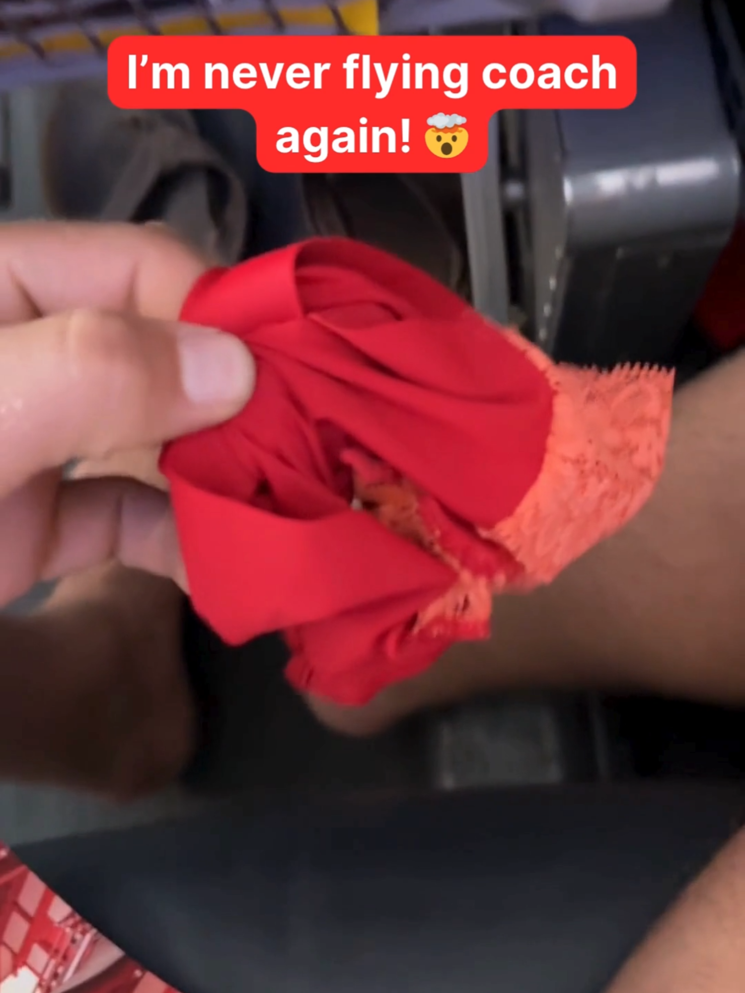 What is happening on my flight?! 😱