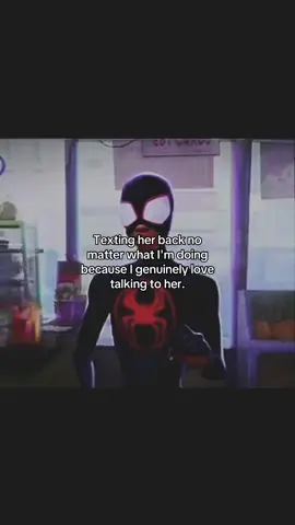 quality a lil weird #quality #fypシ #forher #lovers #couple #couplegoals #blowthisup #sharethis #fypage #trendin #spiderman #milesmorales #her #relatable #Love #postivitiy 