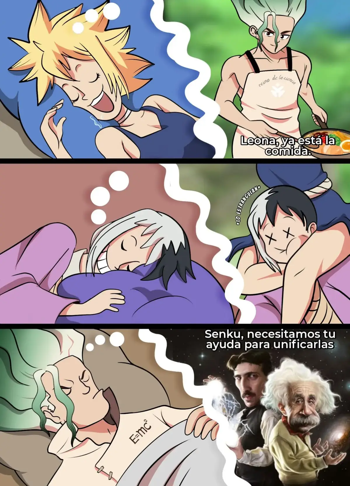 Ojalá el dr piedra si logre unificar la cuántica y la relatividad A1 #drstone #senku #kohaku #gen #curi #anime #edit 