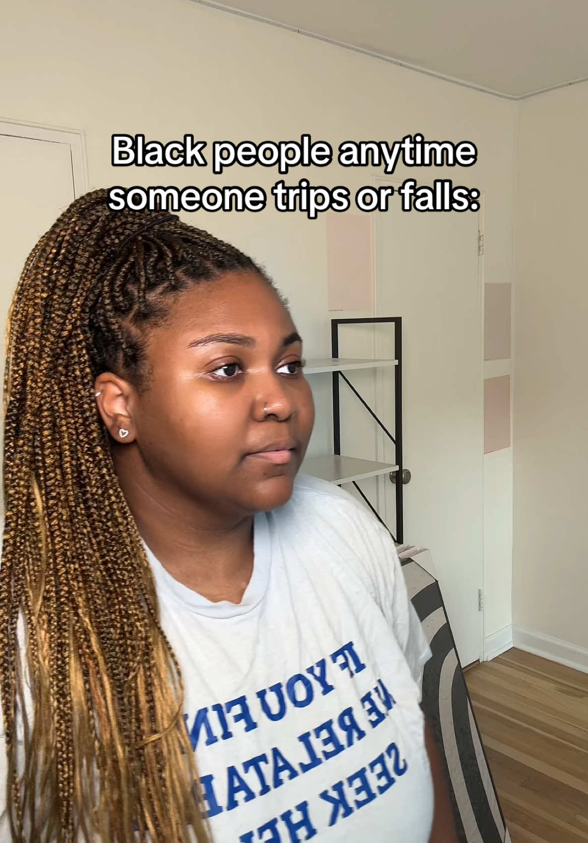 A humbling experience ngl😭 #BlackTikTok #embarrassing #fall #ariisaysso 