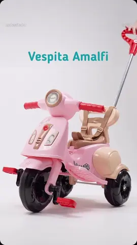 Chegou está super Novidade da Calesita em nossa loja 🏬  Vespa: *De 1 a 3 anos  *suporta até 30kg *com buzina  *vem com guia de pedalar.