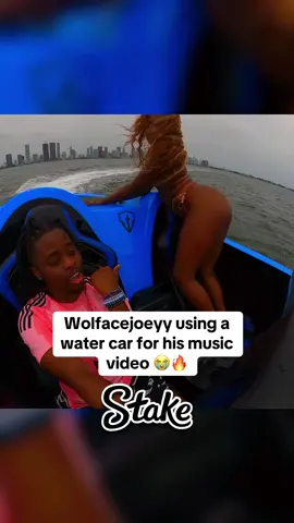 Wolfacejoeyy using a water car for his music video #wolfacejoeyy #undergroundmusic #viral #fyp 