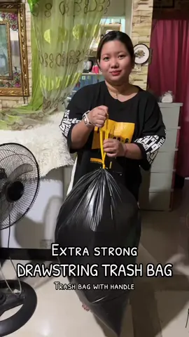 TRASH BAG WITH HANDLE #trashbag #drawstringtrashbag #TRASHBAGWITHHANDLE #garbagebag 
