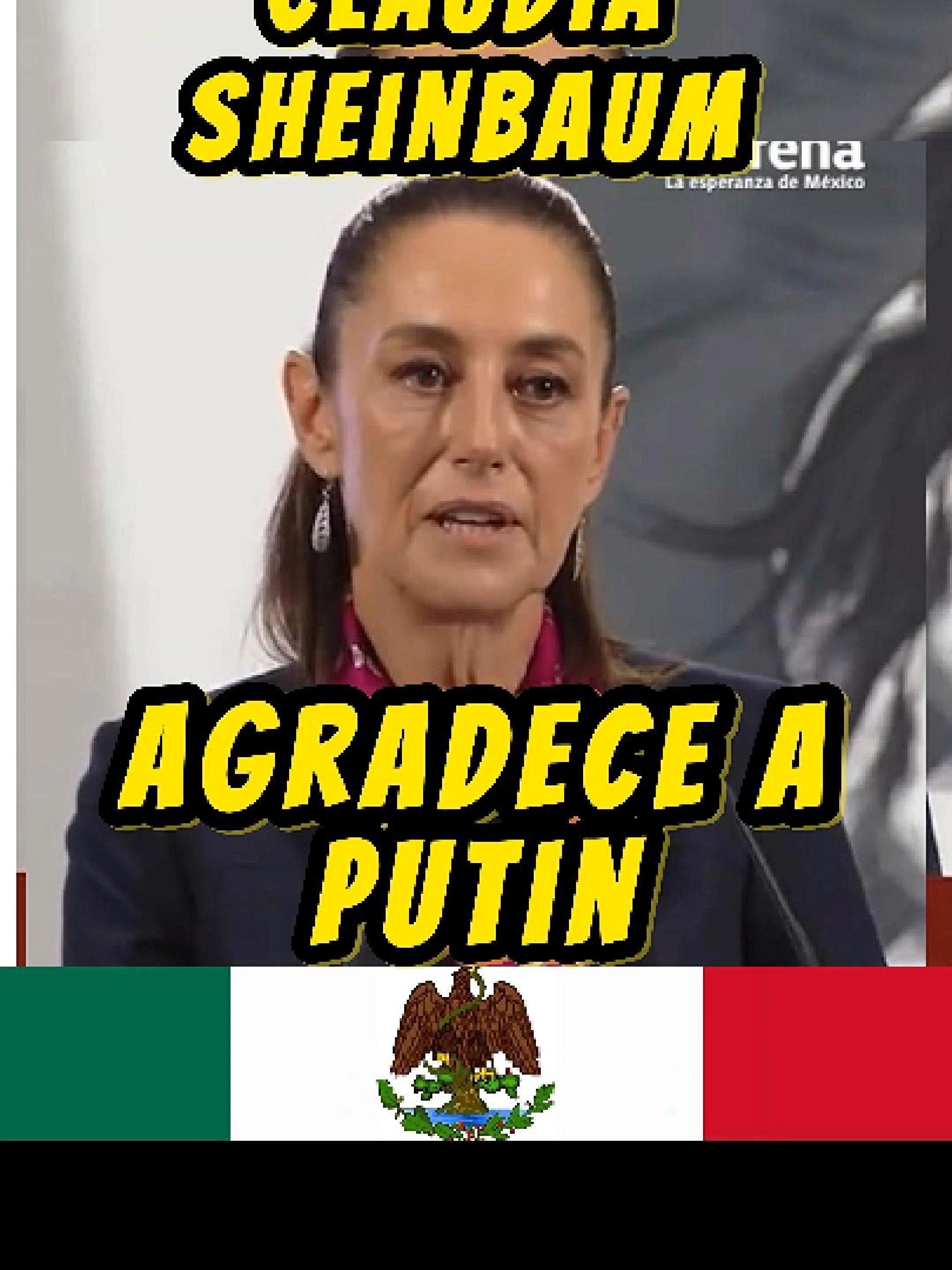 Claudia Sheinbaum agradece a Putin su respaldo internacional #noticias #noticiasdemexico #news #donaldtrump #mexico #claudiasheimbaum #noticias #mexico🇲🇽 #vladimirputin #noticiastiktok #putin #trump #noticiasdemexico