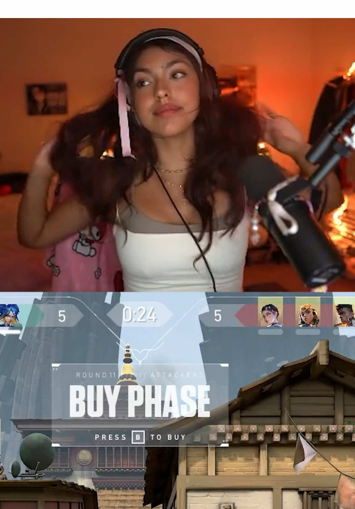 tryna clutch and sing at the same time is 😵‍💫😵‍💫😵‍💫 #Valorant #twitch #streamer #sofeeyahh #music #singing #billieeilish #Jesuslovesyou #gaming #foryou 