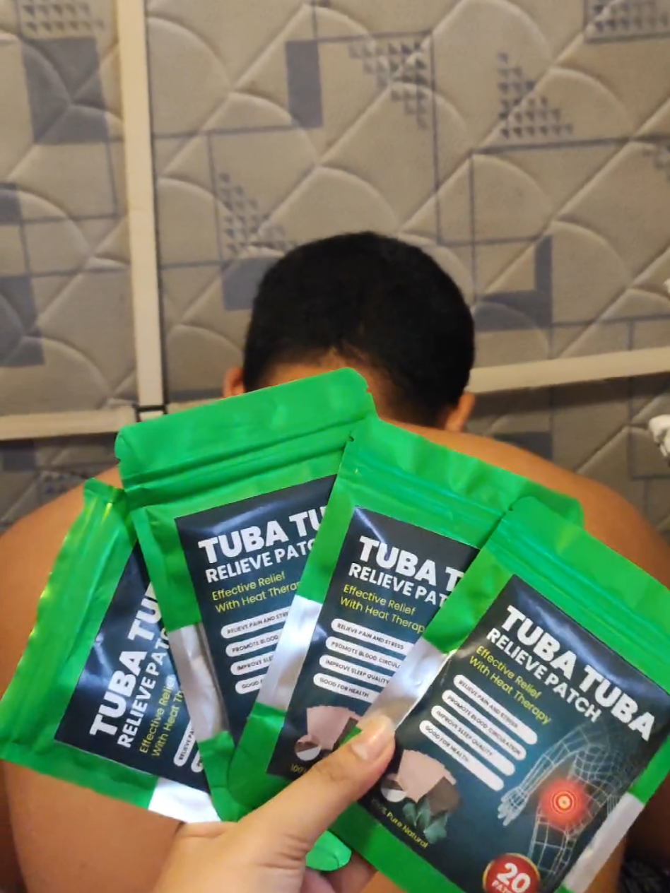 may masakit sa katawan mo? try this tuba tuba relieve patch. no more pain pag gumamit ka nito.  nakaka relax at giginhawa ang pakiramdam mo 🤗 #LunasAtGanda #Tuba #TubaTuba #Patch #TubaPatch #yobedms #painrelief 
