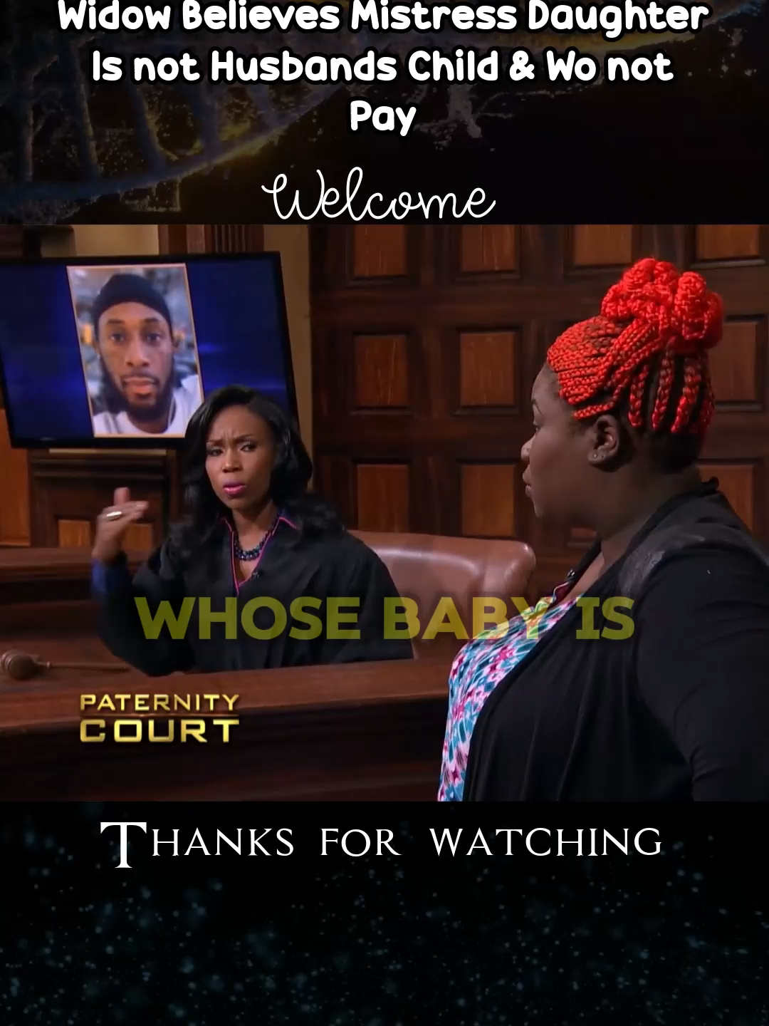 _Widow Believes Mistress' Daughter Isn't Husband's Child & Won't Pay - Part 04 #court #courtroomdrama #trialwatch #legaltiktokviral #courtroom #judge