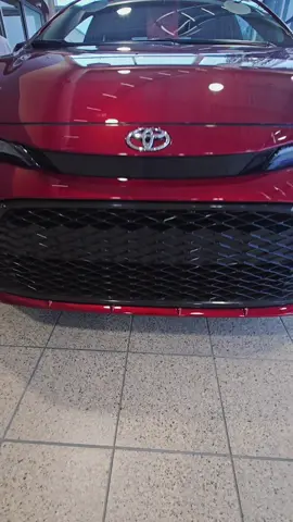 IN STOCK NOW! 2025 Corolla SE Upgrade. Metallic red paint who wouldn't want to be seen driving this around town. Features: •2.0L 4Cyl •Automatic  •Keyless Entry  •FWD #Corolla #popular #Toyota #comevisittoday #new #dealershiptiktok #reddeer #fyp 