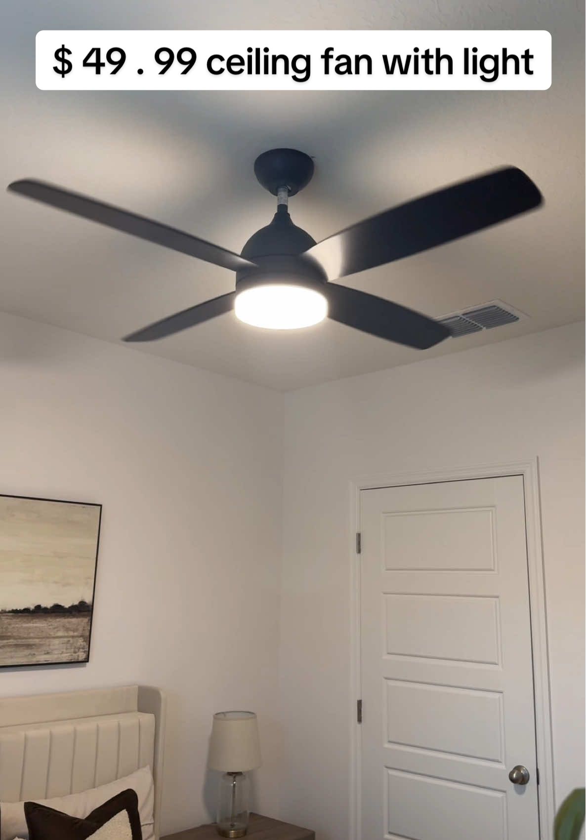 Replying to @Rosi Faría✨  ceiling fan with light, control and app  #ceilingfan #ceilingfanwithlight 