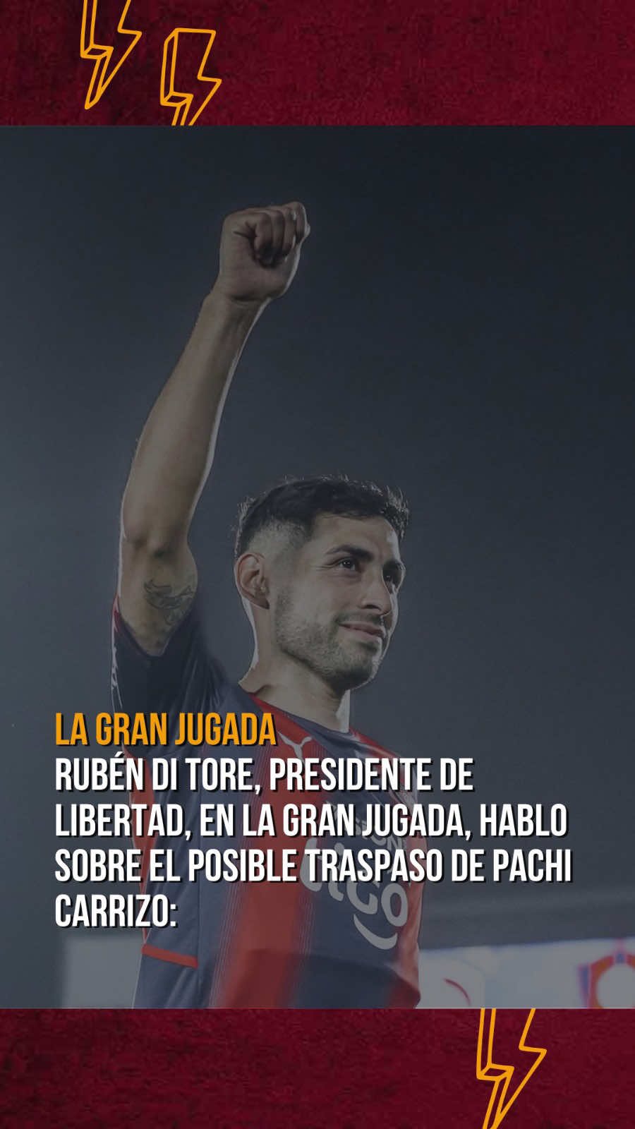 🗣️ Rubén Di Tore, presidente de Libertad, en #LaGranJugada: “Con Pachi Carrizo se habló, hay principio de acuerdo. Estamos esperando la respuesta de Cerro Porteño”. “Nos hace falta ese tipo de jugador”. #LaGranJugada🥅 #RockandPop 🎸 #955FM⚡