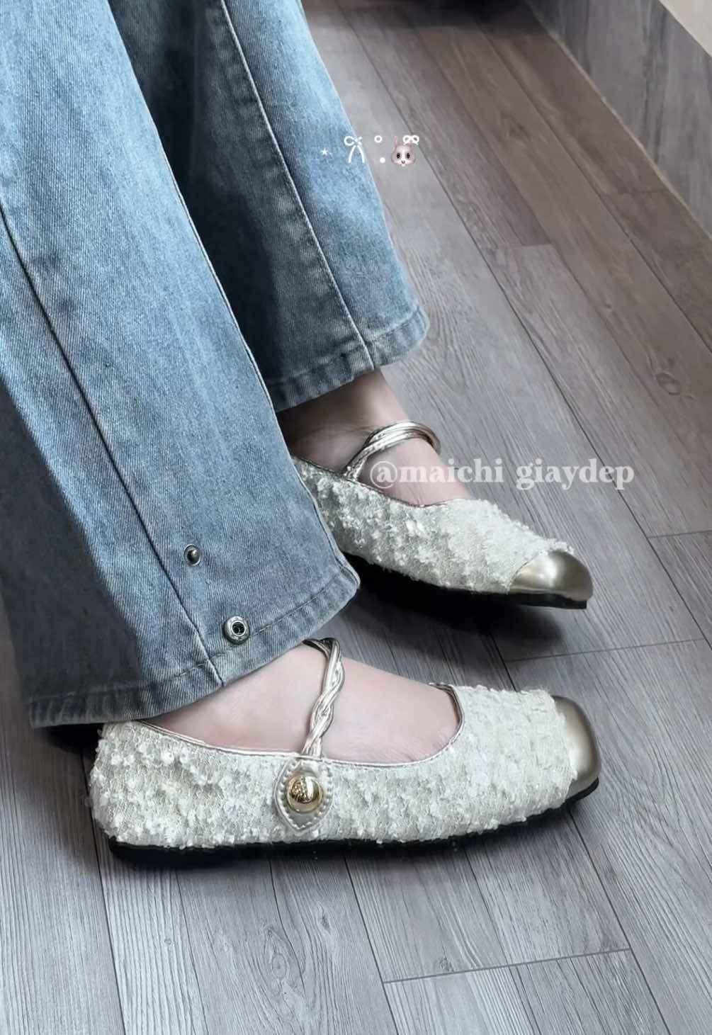 Giày búp bê hạt kim sa cho các tiểu thư đây ạ ✨🌸 #maichireview #giaydep #viral #maichigiaydep #muataitiktokshop #giaydichoi #giaybupbe #giayditiec #giayxinh #giayrenhoa #giaydinhda #giayblingbling 