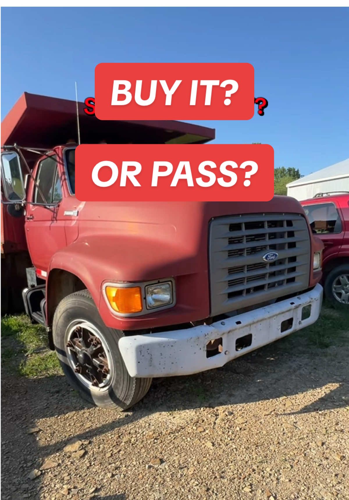 Should we buy this old girl to get it running again or pass? #heavyequipment #dumptruck #DIY #willitstart #militaryequipment #generator #militarygenerator 