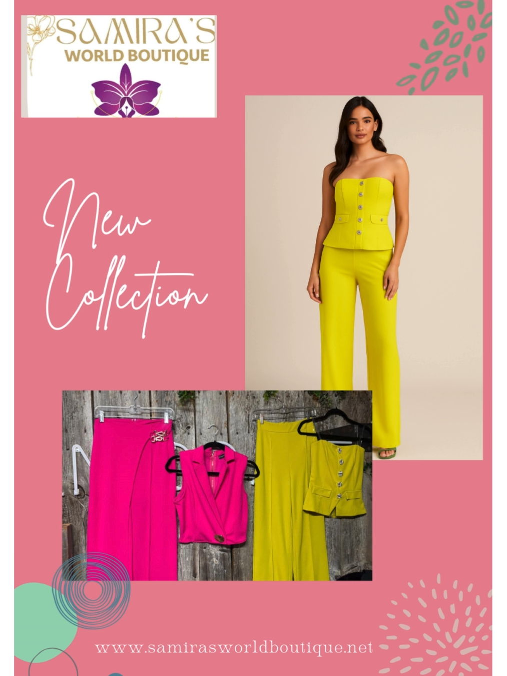 ✨ Valentina Collection – Designer Jumpsuit ✨ Elegance, style, and feminine strength in a single garment. Our exclusive jumpsuits are designed for women who want to stand out with presence and sophistication, without sacrificing comfort. Crafted with unique details, quality fabrics, and flattering cuts, each design in the Valentina Collection is perfect for events, special outings, or simply to feel powerful. 🛍️ Price: $99 USD 🚚 We ship nationwide 💬 Don't hesitate! Write to us now and get yours. Valentina is attitude, elegance, and design made for you!