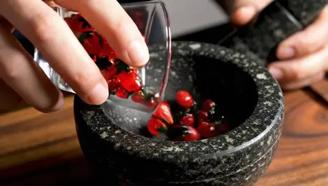 Crushing up the glass fruit with mortar and pestle ASMR #asmr #asmrsounds #asmrvideo #oddlysatisfying #ai #asmrtiktoks #glassfruit 