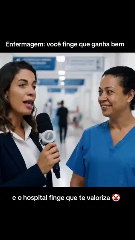 Enfermagem: você finge que ganha bem e o hospital finge que te valoriza . Nesse vídeo eu fui entrevistar enfermeiras com aquele toque ácido que só a realidade proporciona! 😅 Entre plantões, café requentado e risadas nervosas, elas contaram o que ninguém tem coragem de dizer — tudo na base da zoeira (mas com uma pitada de verdade). Se você é da área da saúde, vai rir… ou chorar. Ou os dois! Segue o canal, marca aquele colega de plantão e comenta: 