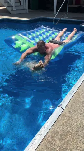 Summer with Josie  #rescuedog #swim #eddiesranch #fyp #poolparty #poolday 