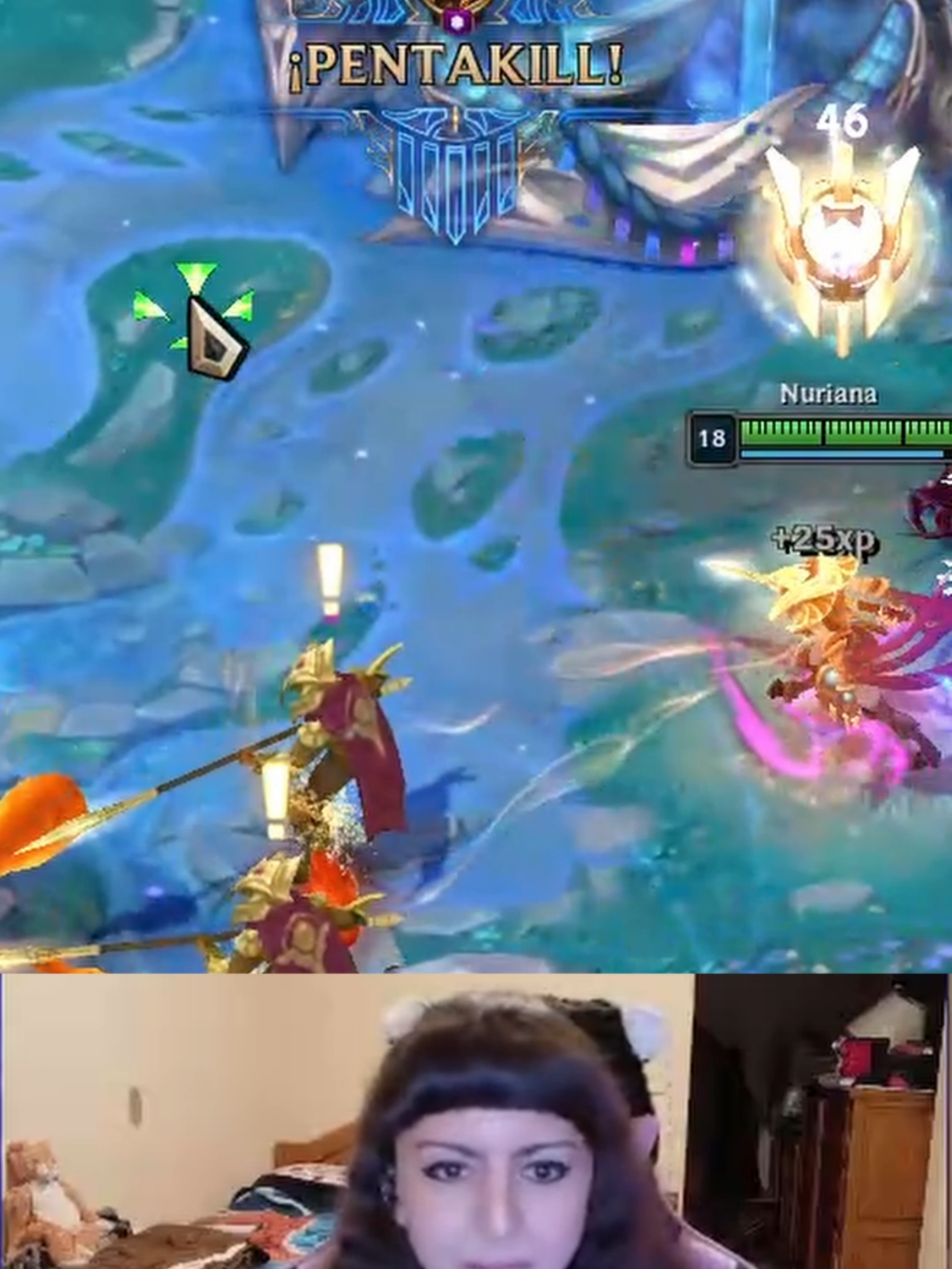 PENTAKILL💀DE VERGANZA😾#leagueoflegends #midlane #azir #pentakill