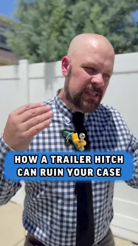 Trailer hitches can complicate your injury case.  They leave less visible damage — but transfer more force to your body. That means worse injuries… and less proof.  If a trailer hitch was involved in your crash, make sure you get help from a lawyer who’s handled these kinds of cases before.  #hitch #truck #trailer 