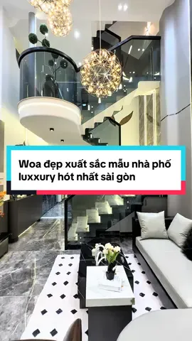 Woa đẹp xuất sắc! mẫu nhà phố luxury hót nhất Sài Gòn xem là mê#nhadatthanhtam #batdongsan #bannha #kientrucnhadep #saigon #nhapho 