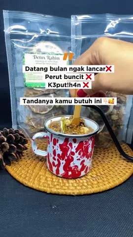 Sayangi rahimu #gawerempah #detoxdrink #detoxrahim #haid #detox 