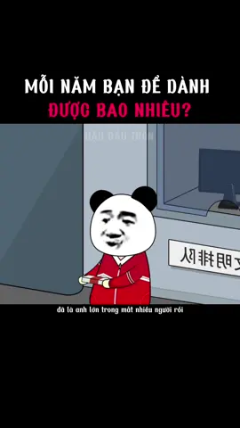 Mỗi năm bạn có dư không? #cuocsong #tamtrang 