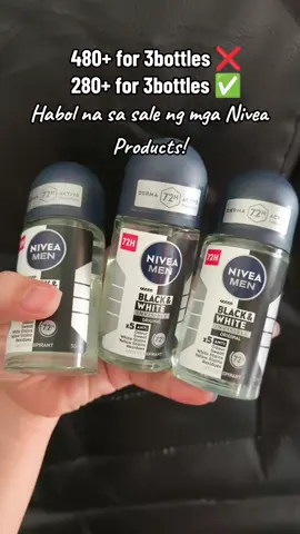 Hala sale na naman ng malala ang mga Nivea products! Check out nyo na din. ♥️ #niveadeodorant  #niveaproducts  #nivea  #niveaformen  #niveadeodorantformen  #niveablackandwhite  #niveablackandwhitedeodorant 