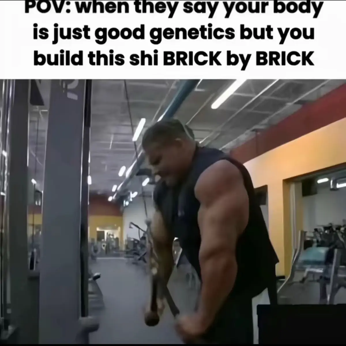 #gym #fyp #foryoupage #bodybuilding #weightlifting #powerlifting #change #muscle 