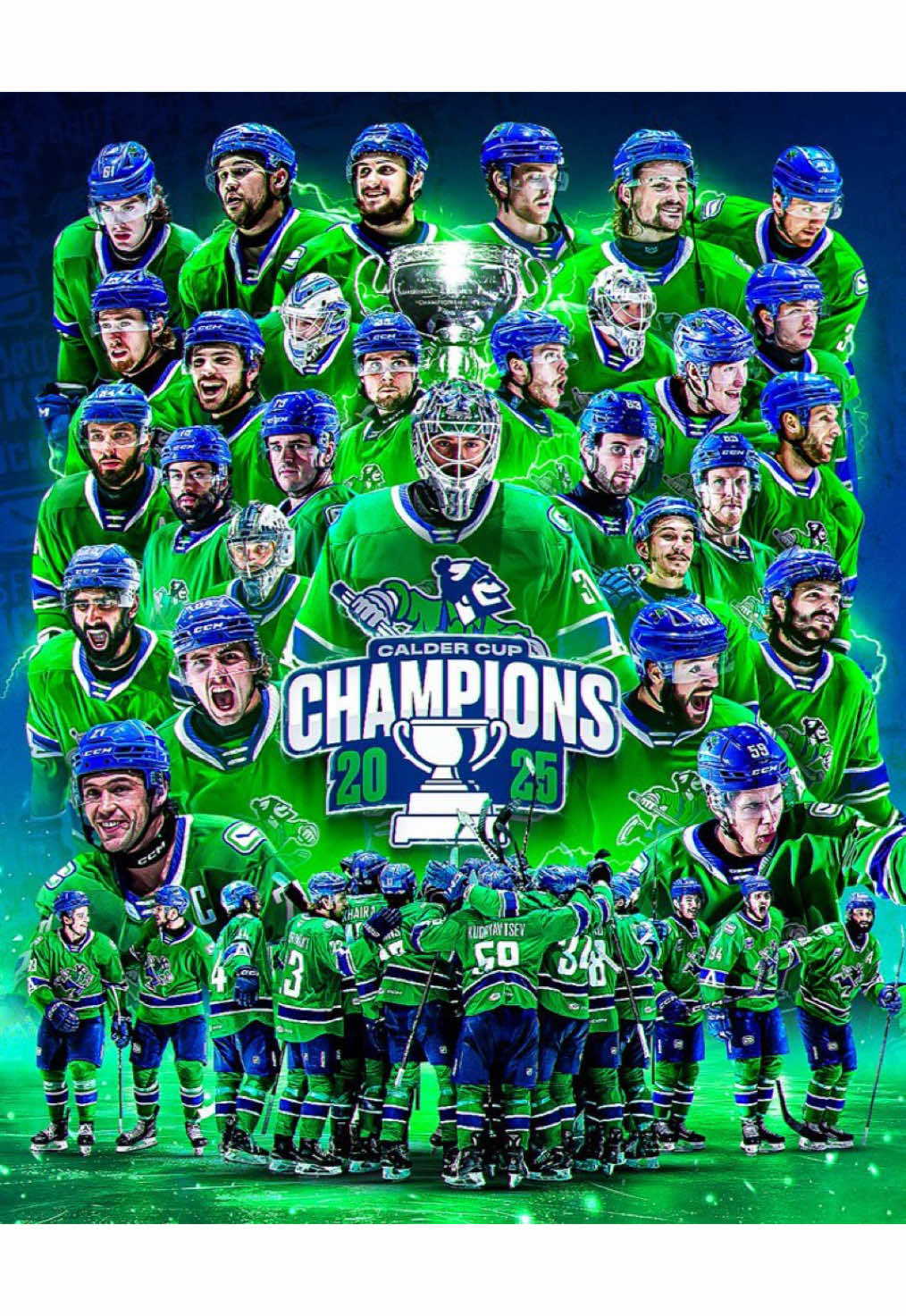 CHAMPIONS 🏆  #fastcarsfasttalk #hockey #ahl #ahlhockey #canucks #abbotsford #abbotsfordcanucks @Abbotsford Canucks #caldercup 