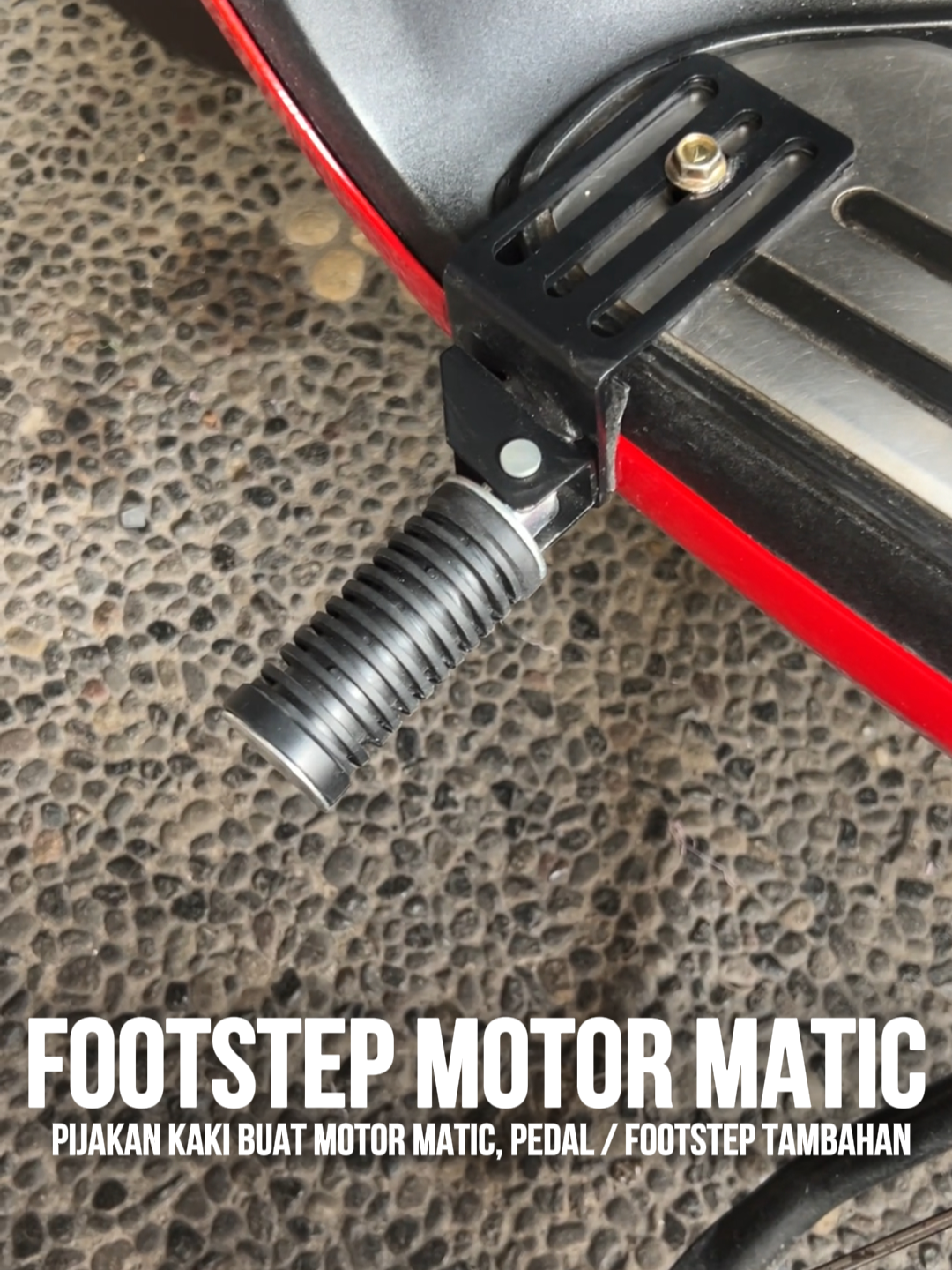 Rekomendasi Footstep motor matic ~ Pijakan kaki tambahan buat di motor matic, agar saat bawa barang banyak tetap ada tempat buat berpijak. Pijakan kaki motor matic ini murah sekali dan fleksibel bisa dipakai diberbagai motor matic. Pijakan kaki scoopy, pijakan kaki vario, pijakan kaki beat, pijakan kaki mio dll. #footstepmotormatic #pijakankakimotormatic #footsteptambahanmotormatic #pijakankakitambahanmotormatic #pedalmotormatic #pijakankakiscoopy #pijakankakibeat #pijakankakivario #pijakankakimio