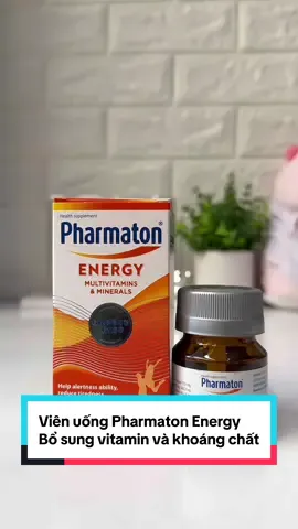 Viên uống bổ sung Vitamin và Khoáng Chất Pharmaton Energy#pharmaton #pharmatonenergy#pharnhuoccothe #vitamin #review #cothamduocsi #xuhuong #viral 