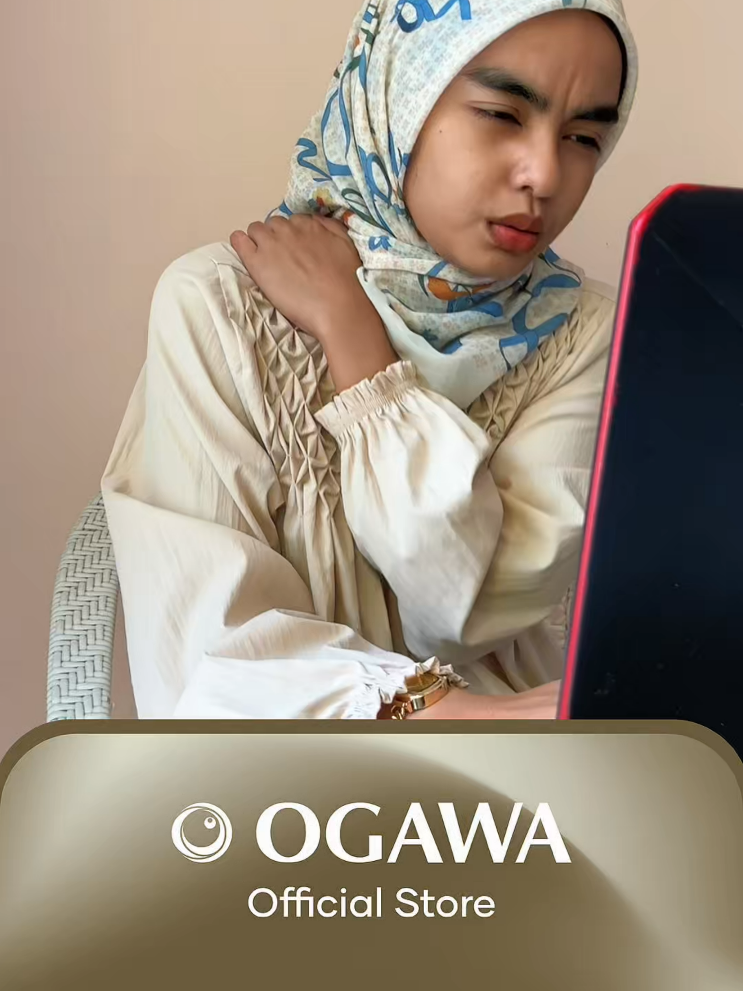 Badan lenguh 😩 Hidup sibuk 📆 Tapi aku cool je — sebab ada Buzzy 💆‍♀️⚡ #Ogawa #Ogawamalaysia #relaxation #portablemassager