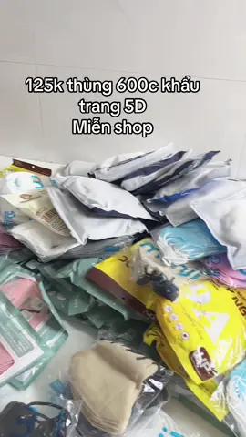 125k/600c khẩu trang 5D miễn ship#khautrang #khautrang5D #khangkhuan #khautrangmonji #xuhuong 